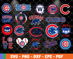 Chicago Cubs Bundle Svg, Football Svg ,Sport Svg, Sport Bundle Svg 12