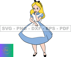 Alice in Wonderland Svg, Alice Svg, Cartoon Customs Svg, Incledes Png DSD & AI Files Great For DTF, DTG 31