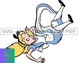 Alice in Wonderland Svg, Alice Svg, Cartoon Customs SVG, EPS, PNG, DXF 55