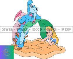 Alice in Wonderland Svg, Alice Svg, Cartoon Customs SVG, EPS, PNG, DXF 123