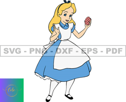 Alice in Wonderland Svg, Alice Svg, Cartoon Customs SVG, EPS, PNG, DXF 127