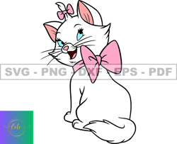 Disney Cat Marie Svg, Kitten Cat Marie Png, Cartoon Customs SVG, EPS, PNG, DXF 159