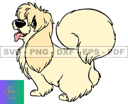 Disney Lady And The Tramp Svg, Good Friend Puppy,  Animals SVG, EPS, PNG, DXF 257