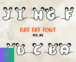 Rat Fat Font Svg, Modern Font, Fonts For Cricut, Beauty Font, Font For T-shirts 13