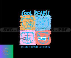 Cute Cool Teddy Bears Stretwear, Teddy Bear Tshirt Design, Streetwear Teddy Bear PNG, Urban, DTG, DTF 13