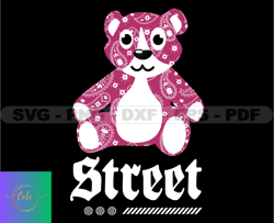 Teddy Bear Stretwear, Teddy Bear Tshirt Design, Streetwear Teddy Bear PNG, Urban, DTG, DTF 35