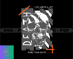 Skull Tshirt Design Bundle, Skull SVG PNG, Skull In The Wall File, DTG, DTF, Instant Download 21