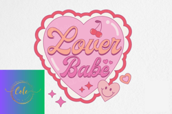 Retro Valentines Sublimation Lover Babe