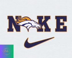 Nike Denver Broncos Embroidery Effect, Nike Svg, Football Team Svg, Nfl Logo, NfL,Nfl Design 52