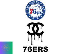 Philadelphia 76ers PNG, Chanel NBA PNG, Basketball Team PNG, NBA Teams PNG , NBA Logo Design 01