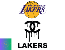 Los Angeles Lakers PNG, Chanel NBA PNG, Basketball Team PNG, NBA Teams PNG , NBA Logo Design 06