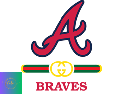 Atlanta Braves PNG, Gucci MLB PNG, Baseball Team PNG, MLB Teams PNG , MLB Logo Design 16