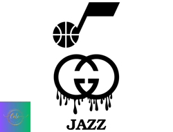 Utah Jazz PNG, Gucci NBA PNG, Basketball Team PNG, NBA Teams PNG , NBA Logo Design 99