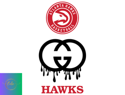 Atlanta Hawks PNG, Gucci NBA PNG, Basketball Team PNG, NBA Teams PNG , NBA Logo Design 102
