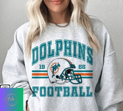 Miami Dolphins Football Sweatshirt, NFL Logo Sport Sweatshirt, NFL Unisex Football tshirt, Hoodies
