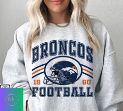 53 Denver Broncos Football Sweatshirt, NFL Logo Sport Sweatshirt, NFL Unisex Football tshirt, Hoodies