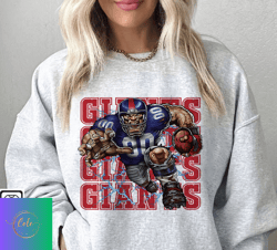 80 New York Giants Football Sweatshirt, NFL Logo Sport Sweatshirt, NFL Unisex Football tshirt, Hoodies