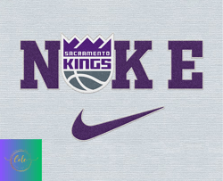 Cole PNG Nike Sacramento Kings Svg, Stitch Nike Embroidery Effect, NBA Logo, Basketball Svg, NBA, Nike Nba Design 09