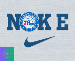 Cole PNG Nike Philadelphia 76ers Svg, Stitch Nike Embroidery Effect, NBA Logo, Basketball Svg, NBA, Nike Nba Design 13
