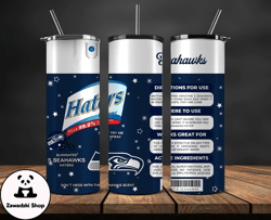 Seattle Seahawks Haters Be Gone Tumbler Png, NFL Teams, NFL Logo 14