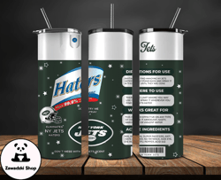 New York Jets Haters Be Gone Tumbler Png, Nfl Tumbler Png 30