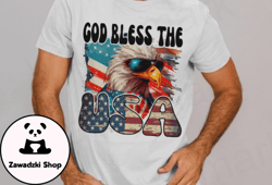 God Bless the USA Png, Red White Blue Design 08