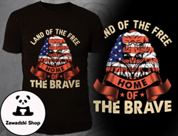 Land of the Free Home of the Brave Design 49