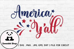 4th of July SVG, PNG - American Yall Design 34