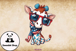 Patriotic Hamster Clipart 4th of July Design 18