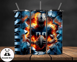 Tennessee Titans Cracked HoleTumbler Wraps, , NFL Logo,, NFL Sports, NFL Design Png  31