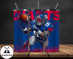 New York Giants NFL Tumbler Wraps, Tumbler Wrap Png, Football Png, Logo NFL Team, Tumbler Design 24