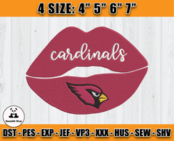 Cardinals Embroidery, NFL Cardinals Embroidery, NFL Machine Embroidery Digital, 4 sizes Machine Emb Files - 04 - Zawadzk