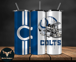 Indianapolis Colts Tumbler Wrap, NFL Logo Tumbler Png, NFL Design Png-45