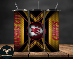 Kansas City Chiefs Tumbler Wrap, NFL Logo Tumbler Png, NFL Design Png-91