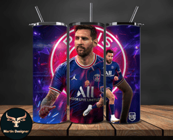 Lionel  Messi Tumbler Wrap ,Messi Skinny Tumbler Wrap PNG, Design by Martin Designer 50