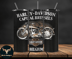 Harley Tumbler Wrap,Harley Davidson PNG, Harley Davidson Logo, Design by Martin Designer 16