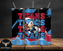 Tennessee Titans Tumbler Wraps, Sonic Tumbler Wraps, ,Nfl Png,Nfl Teams, Nfl Sports, NFL Design Png, Design by Martin De
