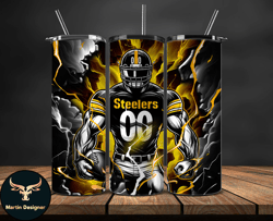 Pittsburgh Steelers Tumbler Wraps, Logo NFL Football Teams PNG,  NFL Sports Logos, NFL Tumbler PNG Design by Martin Desi