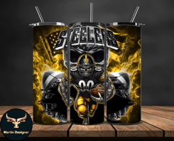 Pittsburgh Steelers Fire Tumbler Wraps, ,Nfl Png,Nfl Teams, Nfl Sports, NFL Design Png, Design by Martin Designer Store