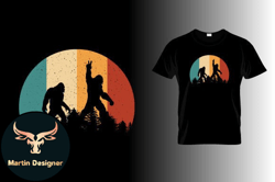Bigfoot T shirt Design, Bigfoot Shirt Design 124