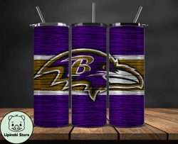 Baltimore Ravens NFL Logo, NFL Tumbler Png , NFL Teams, NFL Tumbler Wrap Design 27