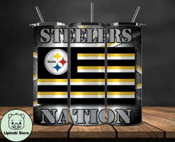 Pittsburgh Steelers Logo NFL, Football Teams PNG, NFL Tumbler Wraps PNG Design 41