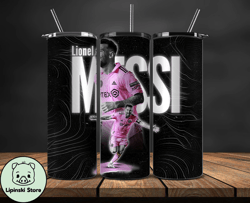 Lionel  Messi Tumbler Wrap ,Messi Skinny Tumbler Wrap PNG, Design By Lipinski Store  37