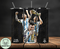 Lionel  Messi Tumbler Wrap ,Messi Skinny Tumbler Wrap PNG, Design By Lipinski Store  46