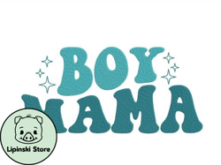 Boy Mama Embroidery Design Design 52