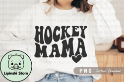 Hockey Mama Png Sports Mom Sublimation Design 163