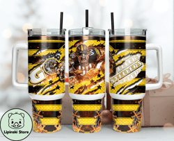Pittsburgh Steelers Tumbler 40oz Png, 40oz Tumler Png 27 by nhann Shop