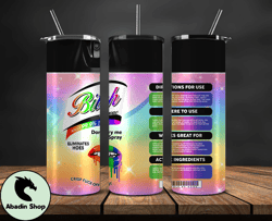 Bitch Spray, Bitch Be Gone 20oz Tumbler Wrap PNG File For Sublimation, Rainbow Bitch Spray, Tumbler PNG 01