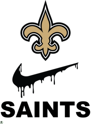 New Orleans Saints PNG, Nike NFL PNG, Football Team PNG,  NFL Teams PNG ,  NFL Logo Design 68