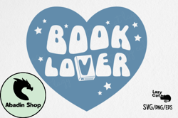 Book Lover SVG Design